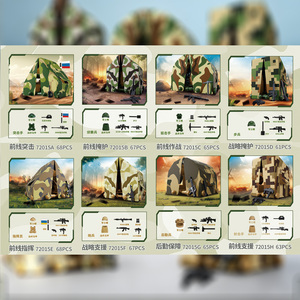 Paquete de <span class=keywords><strong>armas</strong></span> de <span class=keywords><strong>tienda</strong></span>, juego de juguetes militares, bloques de construcción, Escena de batalla, juguete de guerra militar, soldados, equipo del ejército, Kit de equipo para niños - Product Image 2