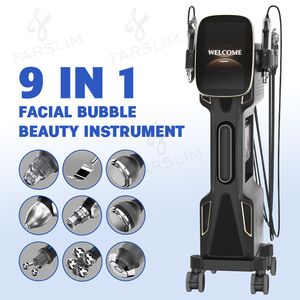 Equipo Facial 9 en 1: Burbujas Faciales + Mesoterapia Nano + Limpieza con Burbujas + Rodillo de Velocidad Ajustable + Burbujas de Oxígeno + Inyección de Oxígeno - Product Image 3