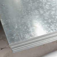 Tôles/Plaques en acier galvanisé à chaud de 0,5 mm à 1,0 mm, Z30-Z40, revêtement zinc, dureté moyenne, pour soudage, découpe, pliage (norme ASTM)