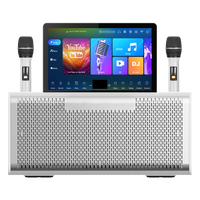 Haut-parleur de machine karaoké portable Android professionnel tout-en-un 2 micros sans fil pour 5.0 4 haut-parleurs Puissance de sortie 100-300W