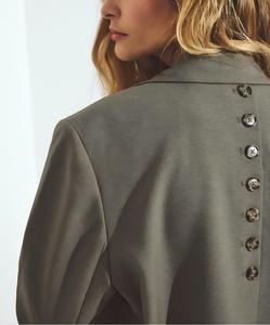 OEM-su misura-all'ingrosso-di elegante blazer monopetto da <span class=keywords><strong>donna</strong></span> da ufficio personalizzato per <span class=keywords><strong>donna</strong></span> abito <span class=keywords><strong>oversize</strong></span> - Product Image 4