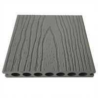 Planches de terrasse en composite WPC co-extrudé creux pour extérieur, antidérapantes, imperméables, résistantes aux UV, fabricant OEM pour la vente en gros