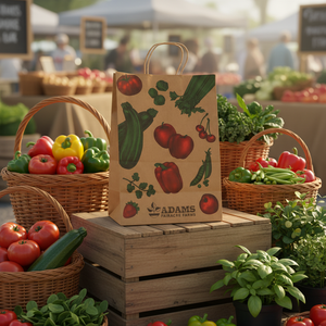 Sacchetti di Carta Kraft Marrone Riciclata Biodegradabile per Imballaggio e Trasporto, Produzione Personalizzata all'Ingrosso da Produttori Cinesi - Product Image 5