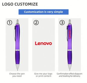 Multi-color Plastic <b>Ballpoint</b> <b>Pen</b> with Custom Logo Black Ink Modern Design-Office/School Promotion Gift <b>Pen</b> - Product Image 4