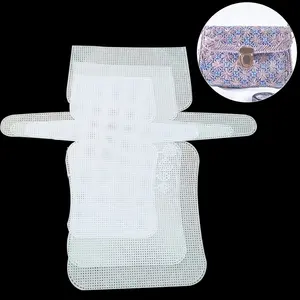 1pc 23cmTissage Plastique Mesh Sheet Bag Making Mesh Cloth DIY Handcraft Weaving Material Handmade Latch Hook