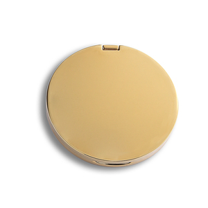 Portable Custom Logo Metal Round Dual Side Cosmetic Gold Fold <b>Compact</b> Pocket <b>Mirror</b> - Product Image 5