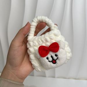 เคสหูฟังโครเชต์น่ารักแบบมินิสั่งทำได้ ขายส่ง กระเป๋าเก็บหูฟังถักไหมพรมทำมือ - Product Image 4