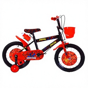 Vélo <span class=keywords><strong>Spiderman</strong></span> pour enfants, vélo pour garçons de 2 à 6 ans, vélo pour tout-petits de 16 pouces avec roues d'apprentissage amovibles, vélo pour la conduite en extérieur - Product Image 2