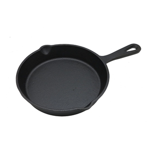 Mini poêle en fonte avec deux becs verseurs, poêle à frire robuste pour un usage quotidien - Product Image 2