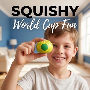 Juguete antiestrés de EVA con diseño de bandera mundial y cara sonriente, tipo dumpling, para niños de 5 a 7 años, caja sorpresa. - Product Image 3