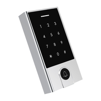 Sistema de Control de Acceso para Puertas con Teclado Inteligente WiFi, Lector de Tarjetas RFID 13.56Mhz IC, Resistente al Agua para Uso en Exteriores, con App TTlock y Contraseña
