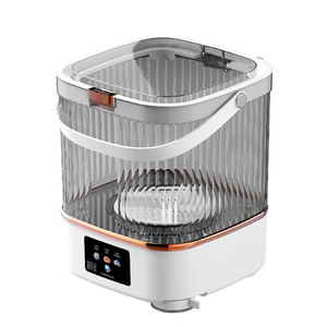 Nouvelle machine à laver les sous-vêtements semi-automatique, lavage et séchage tout-en-un, pour la maison, le dortoir, les chaussettes, les sous-vêtements pour enfants, pliable, petite, mini - Product Image 4