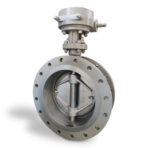Vanne papillon manuelle à triple excentricité à joint rigide DN350 DN400 en acier inoxydable 316 WCB PN10 PN16 PN25 pour air, eau, huile, gaz et applications générales - Product Image 4