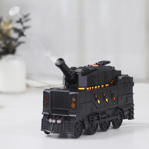 เครื่องกระจายกลิ่นหอมแบบถัง 0.5 ลิตร เครื่องเพิ่มความชื้นแบบอัลตราโซนิก พร้อมเอฟเฟกต์แสง สำหรับใช้ในบ้านและสำนักงาน - Product Image 1