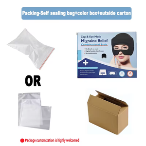 Productos más vendidos 2024 Visible Eye Migraine Mask Design <span class=keywords><strong>Gel</strong></span> Ice Cap <span class=keywords><strong>con</strong></span> FashioN Sleeping Eye Mask Set - Product Image 6