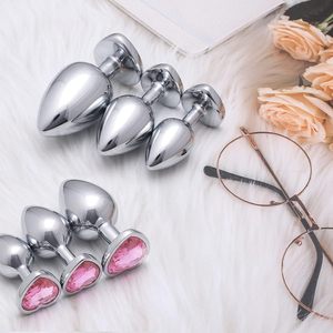 Plug anal avec bijoux, plug anal en métal, jouets sexuels pour hommes et femmes, jouets anaux, plug anal - Product Image 3
