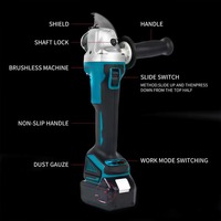 Outil électrique rechargeable DGA-404 : Meuleuse d'angle à vitesse réglable pour la découpe