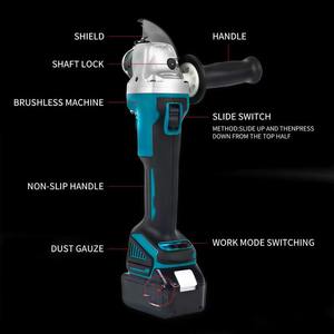 <span class=keywords><strong>Amoladora</strong></span> Angular Recargable <span class=keywords><strong>Makita</strong></span> DGA-404 con Regulación de <span class=keywords><strong>Velocidad</strong></span> para Corte, Herramienta Eléctrica - Product Image 3