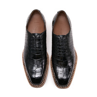 Chaussures Oxford pour hommes, peintes à la main au niveau de la semelle, style décontracté et élégant pour le bureau