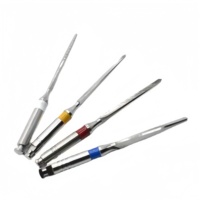 Foret endodontique dentaire de 32 mm, élargisseur de canal radiculaire à grande conicité pour la préparation des tiges en fibre