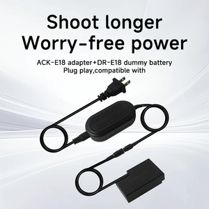 Adaptador de Corriente AC ACK-E18 ACKE18 (LP-E17) para Cámaras Digitales <span class=keywords><strong>Canon</strong></span> EOS RP 77D 200D <span class=keywords><strong>250D</strong></span> 750D 800D T6i 760D T6s T7i X8i 8000D - Product Image 2