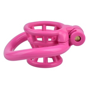 Dispositivo de castidad de plástico FRRK con 4 anillos para pene, equipo de bondage para uso prolongado, juguetes sexuales BDSM para hombres - Product Image 3