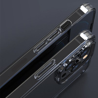 TPU PC antichoc clair Transparent téléphone Caese couverture protecteur pour iphone 15 14 13 Pro Max Anti-choc clair housse de téléphone