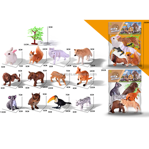 Jouet animal de simulation Ensemble de figurines d'animaux de ferme Zoo pour enfant Petit modèle Vente en gros Mini ensemble de jouets pour animaux sauvages - Product Image 5