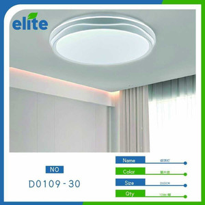 Lampada a soffitto a LED moderna efficiente dal punto di vista energetico con Design elegante per uffici 6000K 4000K acciaio CCT materiale di Base IP44 - Product Image 1