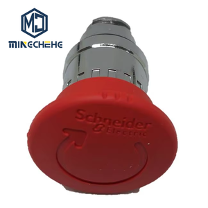 Botón de Paro de Emergencia ZB4BS844 con Cabeza de Champiñón, Contacto NC Momentáneo para Panel de Control Industrial y Seguridad de Maquinaria - Product Image 1