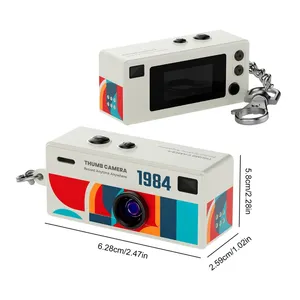 G6 Tragbare Retro-Schlüsselanhänger-Kamera 0,96 Zoll Mini-Actionkamera 1080P Kleiner <span class=keywords><strong>Camcorder</strong></span> Digitaler Videorekorder mit Weitwinkel - Product Image 1