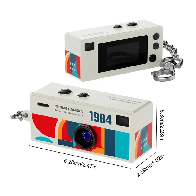 G6 Portable Retro Keychain Camera 0.96 Inch Mini Action Cameras 1080P Small Camcorder Digital Video Recorder With Wide Angle