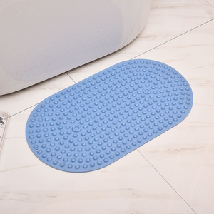 New Customised Non Slip TPE Solid Eco-Friendly Massage Bath Mat for Kids Bathroom <b>Shower</b> Tub - Product Image 3