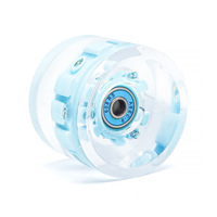 Roue de skateboard lumineuse EACH Land Skateboard Flash Wheel Clear PU 6 lumières, roue de skateboard clignotante, roue de skateboard de rue 78A 85A