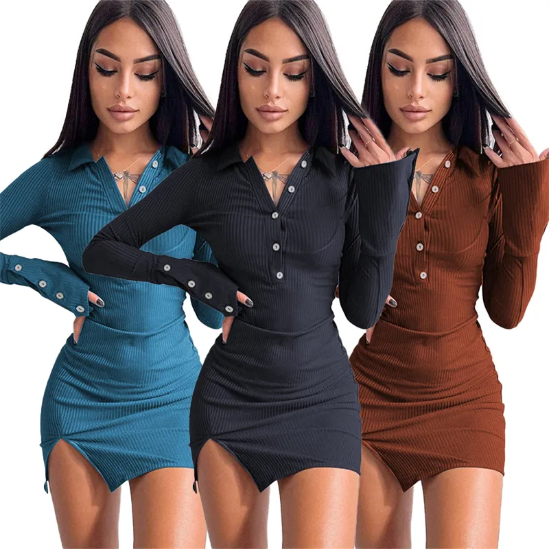 custom korean style elegant luxury XXL size ladies women female wear knit short smart casual dress elegant casual women clothing