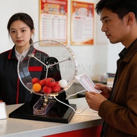 Machine de tirage de loterie portable à LED personnalisée pour mini jeu de bingo et loto, avec 100 numéros et balles de ping-pong