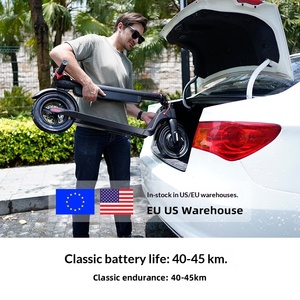 Trottinette électrique pliable pour adultes, <span class=keywords><strong>2</strong></span> roues, moteur 250W, pneus 10 pouces, vitesse 25 km/h, en aluminium, entrepôt Allemagne, UE Europe - Product Image 3