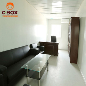 Cbox Maison préfabriquée modulaire en panneaux sandwich, facile à assembler, mobile, multi-étages, de luxe, pour hôtel, bureau, dortoir, conteneur à plat - Product Image 5