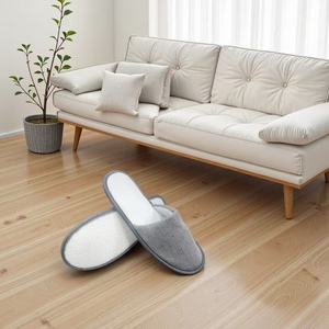 Pantofole Monouso in Tessuto Chevron per <span class=keywords><strong>Hotel</strong></span> - Ciabatte Durevoli Antiscivolo per Ospiti e Settore Alberghiero - Product Image 2