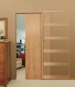 La porte de poche en bois massif de taille personnalisée LongTai s'adapte aux espaces irréguliers, anti-déformation pour une longue durée de vie - Product Image 5