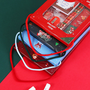 Juego de papelería de regalo de Navidad, útiles escolares para niños, papelería, lápiz, juego de seis piezas para estudiante, Chico, regalo de vacaciones - Product Image 4