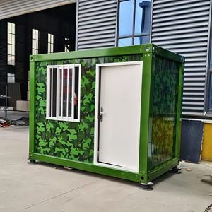 Casa Gabri prefabricada de lujo, contenedor desmontable Modular, pequeñas paredes de vidrio para el hogar, paneles sándwich de acero para alojamiento en hoteles - Product Image 5