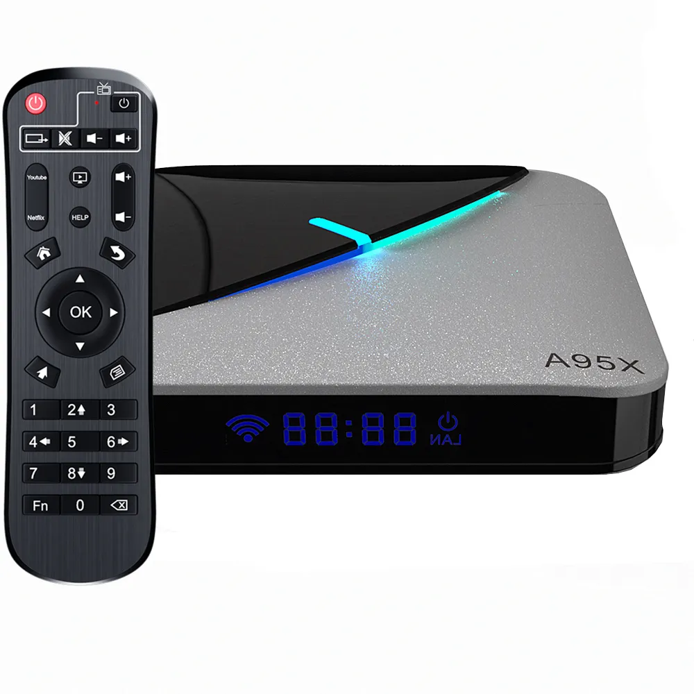 Kualitas Stabil Amlogic S905x3 2Gb 8Gb A95x F3 Air Firmware Smart Tv Box Android