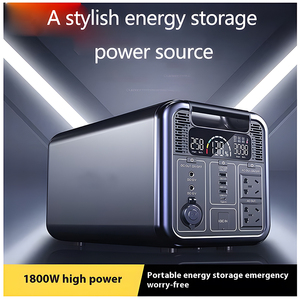 Batterie de stockage d'énergie portable 1800W grande capacité 220V à onde sinusoïdale pure, alimentation MPPT pour maison, voiture, camping et extérieur - Product Image 2