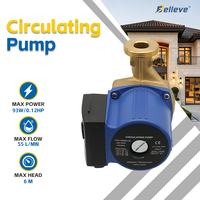 Pompe de circulation d'eau chaude automatique 220V, pompe de surpression électrique, pression d'eau de douche