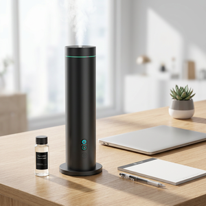 Cold Air Essential Oil <b>Diffuser</b> Humidifier Tabletop 120ml Household Aroma Nebulizer with Timer Function - Product Image 1