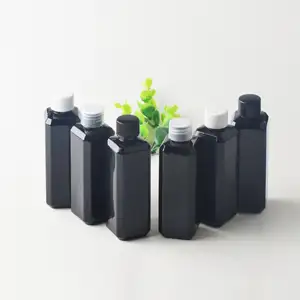100ml PET transparent plastic dropper bottle with flip cap bottle for beard oil