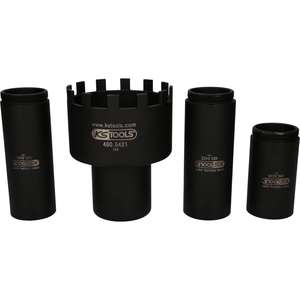 KS TOOLS Juego de tuercas ranuradas con 3 tubos guía para Mercedes, Ø 105,5mm, 4 piezas - Product Image 3