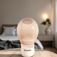 Dorabela Tire-lait électrique mains libres entièrement automatique portable sans PVC, modèle à débit variable pour biberon de bébé