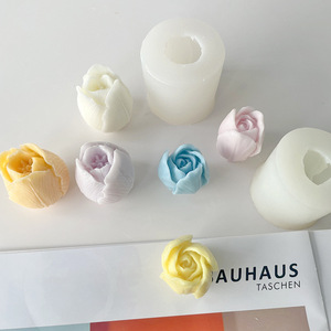 Cetakan Lilin Tulip 3D Buatan Tangan Aromaterapi Dekorasi Cetakan Silikon Berbentuk Bunga Tulip untuk Pembuatan Lilin - Product Image 2